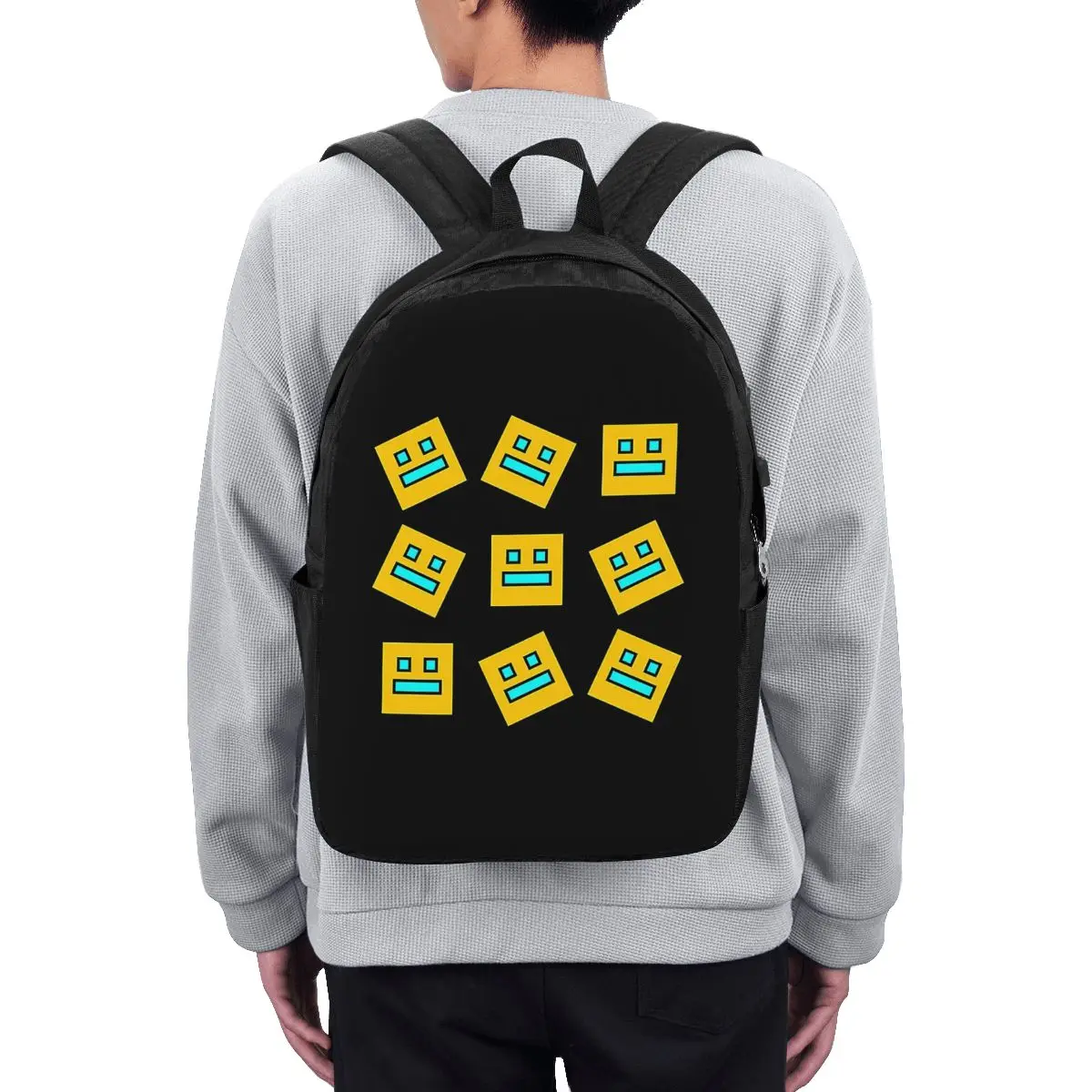 Video Game Geometry Dash Backpack Travel Notebook Bag Computer College Student School Bag Laptop Shoulder Bags for Men Women
Video Game Geometry Dash Backpack Travel Notebook Bag Computer College Student School Bag Laptop Shoulder Bags for Men Women