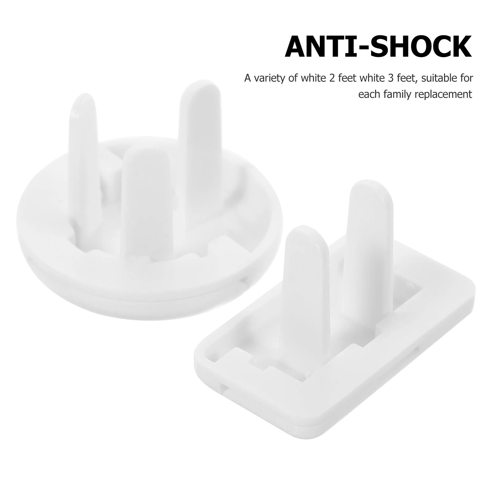 50pcs Socket Safety Covers White 2 3 Prong Anti Shock Baby Proofing Electrical Outlet Protectors Child Safety Plugs Plastic
50pcs Socket Safety Covers White 2 3 Prong Anti Shock Baby Proofing Electrical Outlet Protectors Child Safety Plugs Plastic