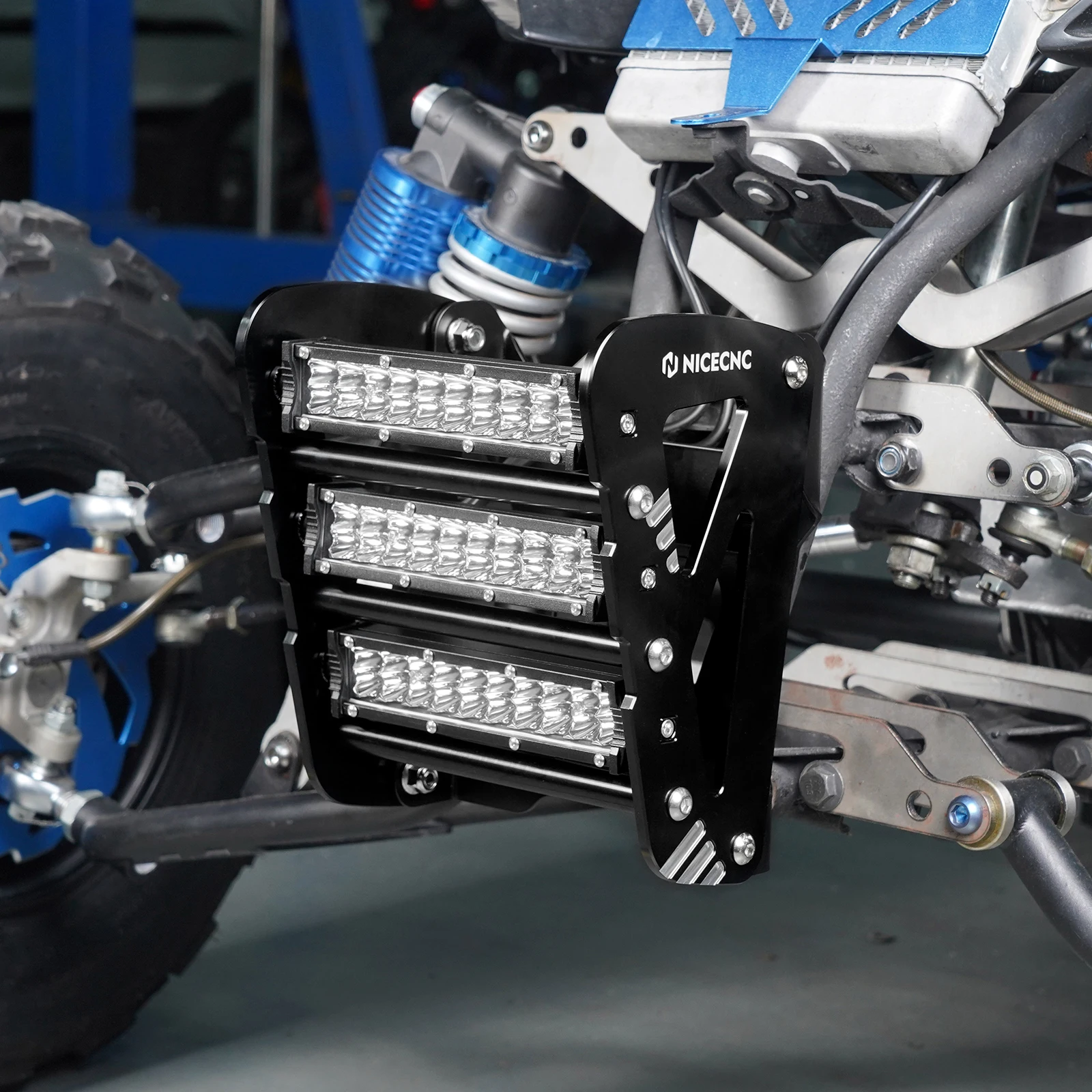 NICECNC For Raptor 700 For Yamaha Raptor 700R 2013-2026 Front Bumper With LED Lights Kit Aluminum 6000K ATV Accessories
NICECNC For Raptor 700 For Yamaha Raptor 700R 2013-2026 Front Bumper With LED Lights Kit Aluminum 6000K ATV Accessories