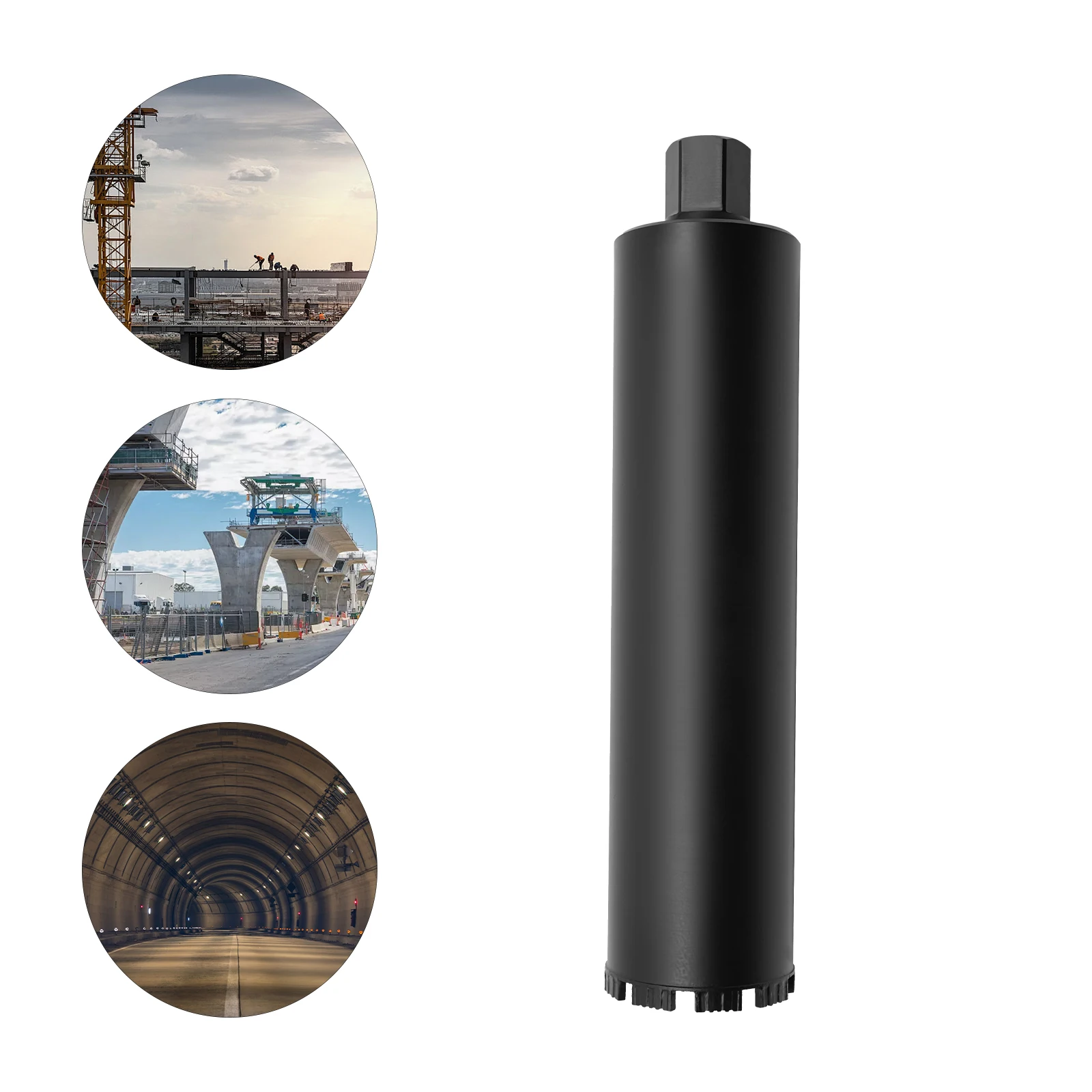 102x470mm Wet Core Drill Bit Turbine Teeth Diamond Core Drill 400mm Drilling Depth for Drilling in Concrete, Cured Concrete, Brick
102x470mm Wet Core Drill Bit Turbine Teeth Diamond Core Drill 400mm Drilling Depth for Drilling in Concrete, Cured Concrete, Brick