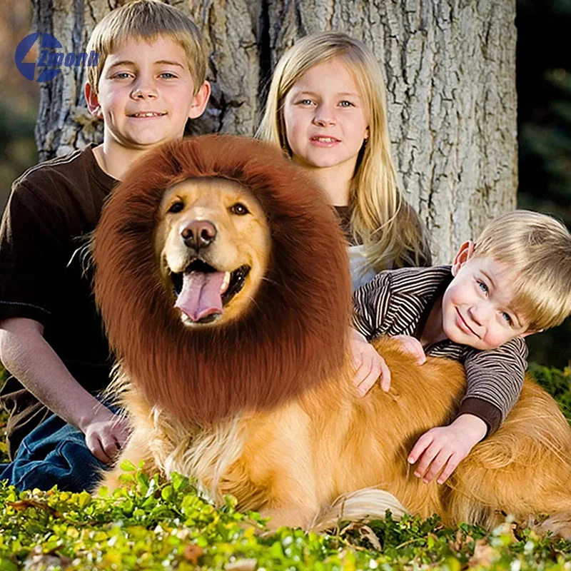 New!Cute Pet Dog Cosplay Clothes Lion Mane For Dog Costumes Realistic Lion Wig For Medium To Large Dogs With Ear Pet Accessories
New!Cute Pet Dog Cosplay Clothes Lion Mane For Dog Costumes Realistic Lion Wig For Medium To Large Dogs With Ear Pet Accessories