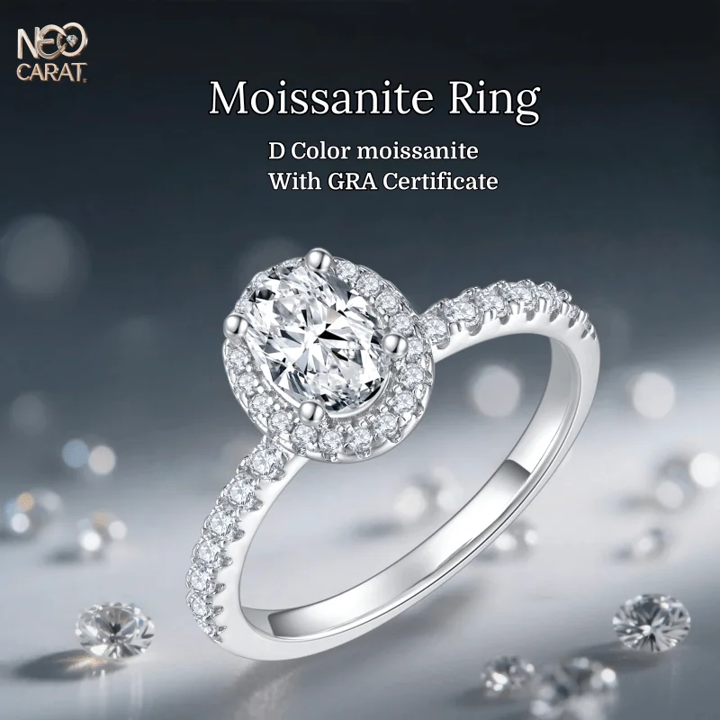 Light luxury egg shaped S925 silver plated white gold moissanite diamond women's ring 1.0 carat D color gift for lover
Light luxury egg shaped S925 silver plated white gold moissanite diamond women's ring 1.0 carat D color gift for lover