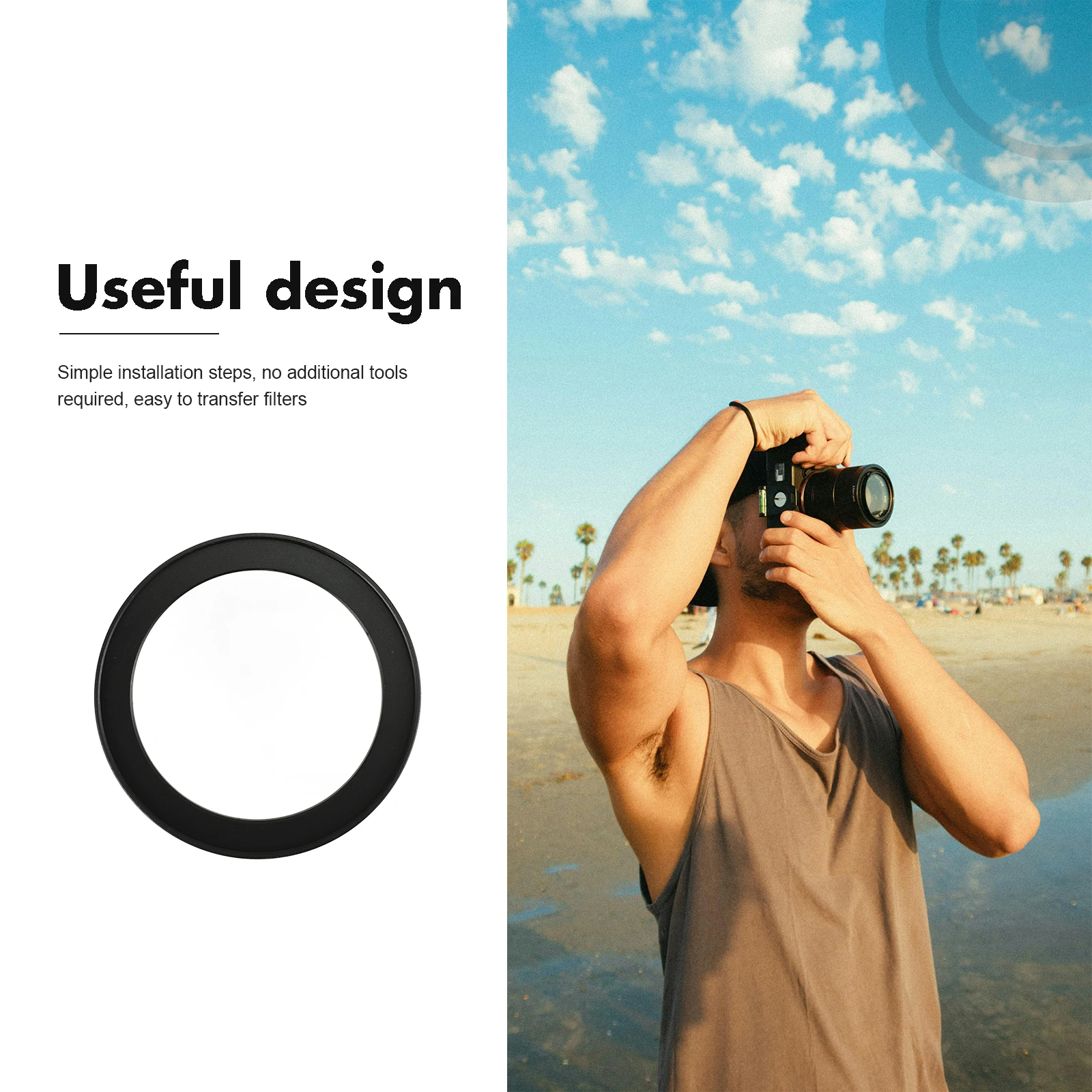 67mm to Stepping Adapter Filter Adapter Ring for Camera Lens Stepping Metal UV Lightweight Durable Camera Accessory
67mm to Stepping Adapter Filter Adapter Ring for Camera Lens Stepping Metal UV Lightweight Durable Camera Accessory