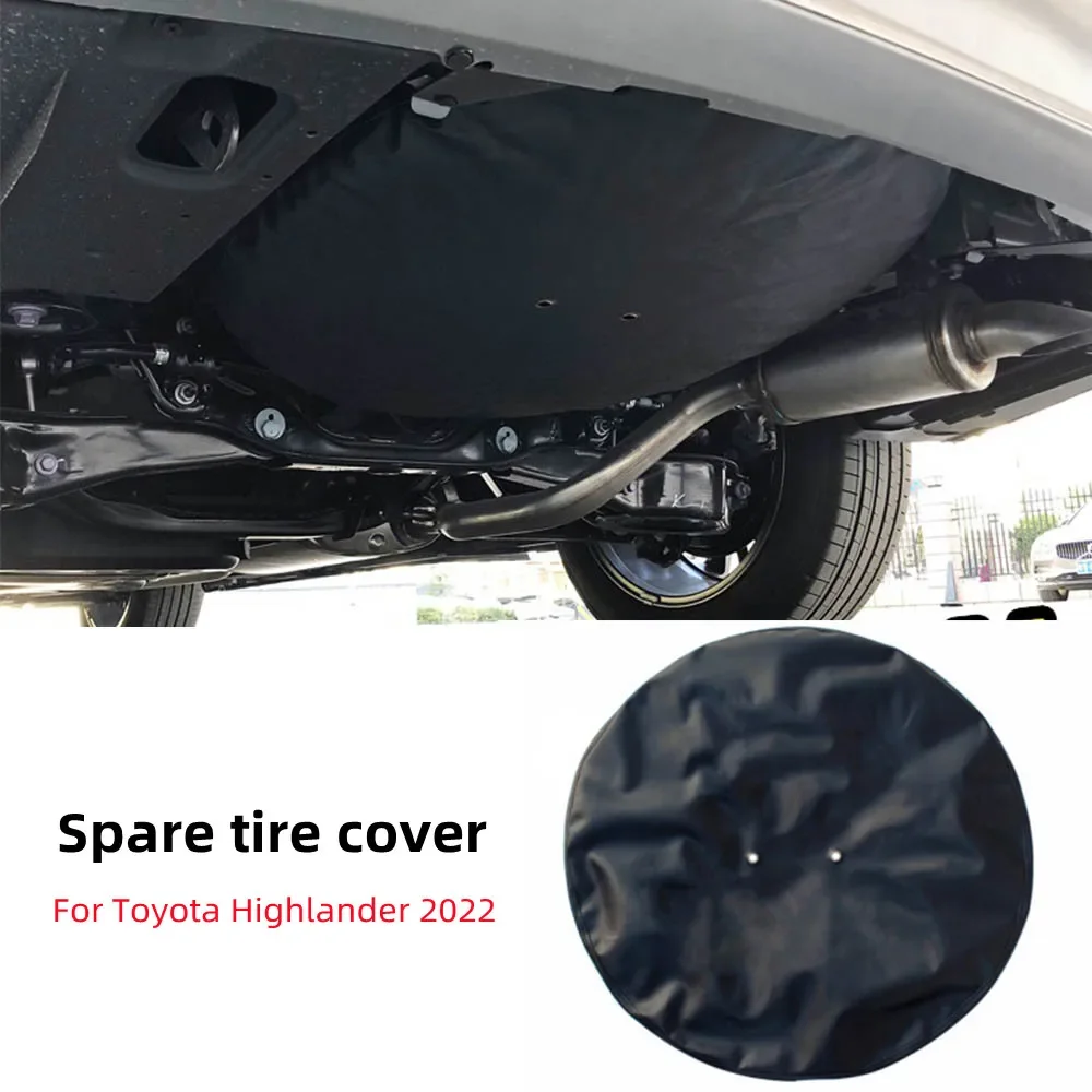 PVC Leather Spare Tire Cover for Toyota Highlander 2022 Black Car Tyres Protector Accessories
PVC Leather Spare Tire Cover for Toyota Highlander 2022 Black Car Tyres Protector Accessories