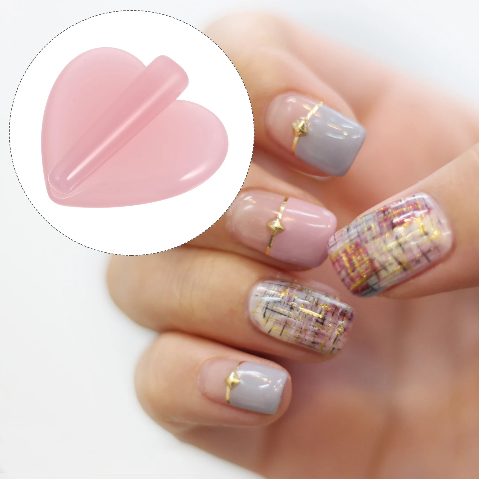 Resin Nail Mold for Beautiful Patterns DIY Art Tool Fingernail Toenail Supplies Embossed Frame Bending Arc Shaped Metal Slice
Resin Nail Mold for Beautiful Patterns DIY Art Tool Fingernail Toenail Supplies Embossed Frame Bending Arc Shaped Metal Slice