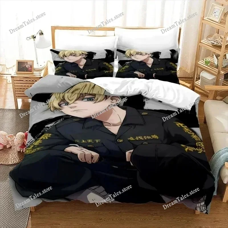 3D Printed Anime Tokyo Revengers Bedding Set Duvet Cover Bedroom Comforter Single Twin King _Size Quilt Cover Home Textiles741
3D Printed Anime Tokyo Revengers Bedding Set Duvet Cover Bedroom Comforter Single Twin King _Size Quilt Cover Home Textiles741