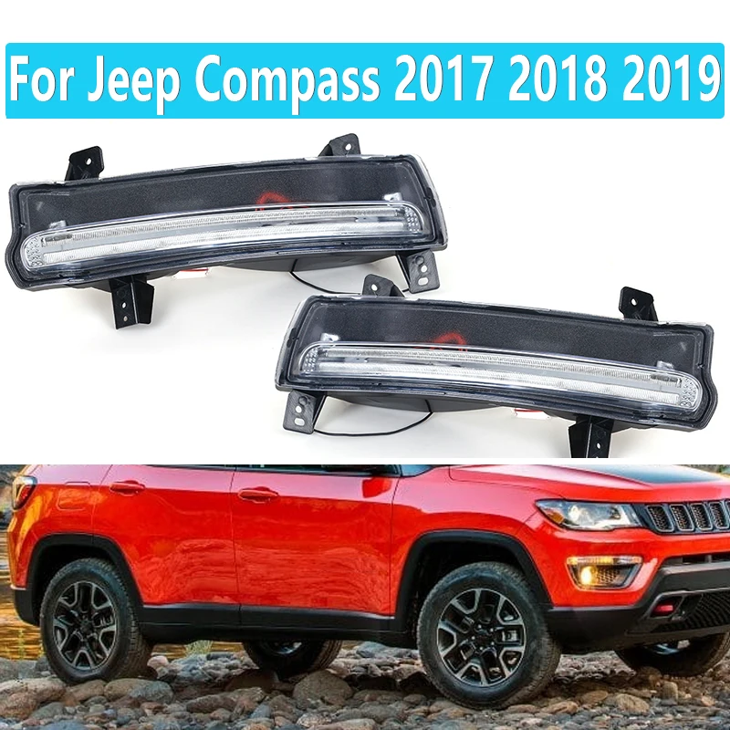 LED DRL Fog Lights Headlight Headlights Driving Lamp With Yellow For Jeep Compass 2017 2018 2019 Turn Signal Light Fog Light
LED DRL Fog Lights Headlight Headlights Driving Lamp With Yellow For Jeep Compass 2017 2018 2019 Turn Signal Light Fog Light