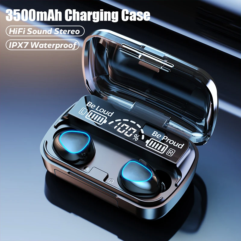 TWS M10 In Ear Mini Headphone Touch Control Bluetooth Wireless Earbuds LED Display Sport Gaming Headset For Android iOS With Mic
TWS M10 In Ear Mini Headphone Touch Control Bluetooth Wireless Earbuds LED Display Sport Gaming Headset For Android iOS With Mic