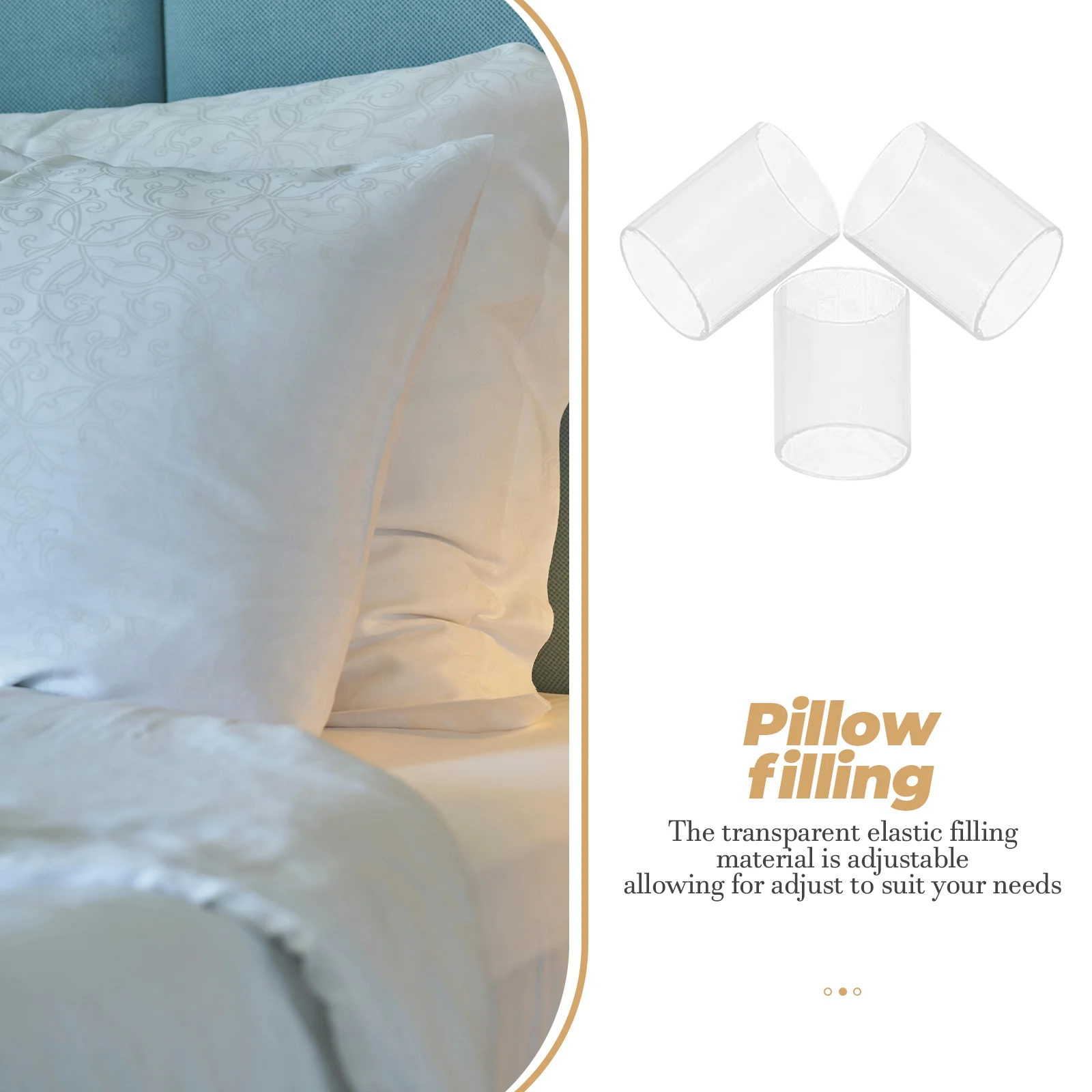 PE Tube Pillow Filling Adjustable Transparent Elastic Stuffing Inserts Couch Fillers Pillows Home Textiles Pillow
PE Tube Pillow Filling Adjustable Transparent Elastic Stuffing Inserts Couch Fillers Pillows Home Textiles Pillow