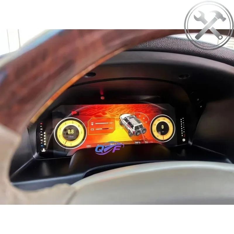 12.3" LINUX System Virtual Instrument Panel Speedometer Kilometer HD LCD Digital Cluster Dashboard Auto Upgrade for Land Cruis
12.3" LINUX System Virtual Instrument Panel Speedometer Kilometer HD LCD Digital Cluster Dashboard Auto Upgrade for Land Cruis