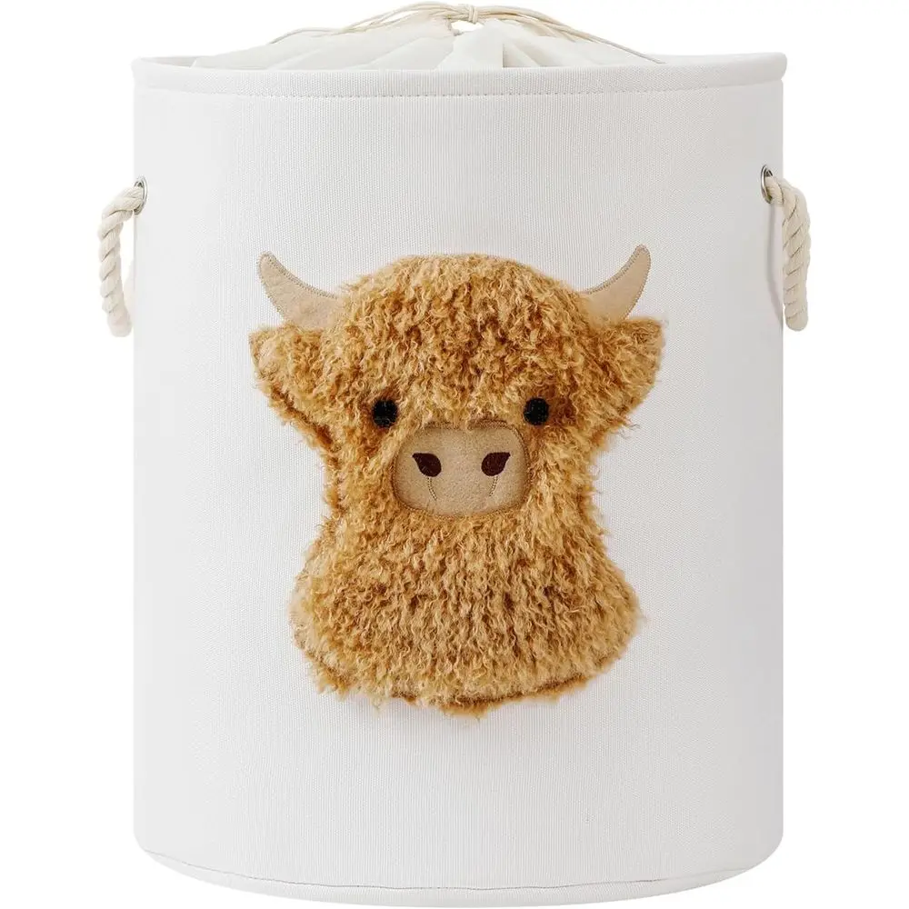 Large 58L Kids Laundry Hamper with Drawstring Closure, Animal-Themed Canvas Storage Basket for Nursery
Large 58L Kids Laundry Hamper with Drawstring Closure, Animal-Themed Canvas Storage Basket for Nursery