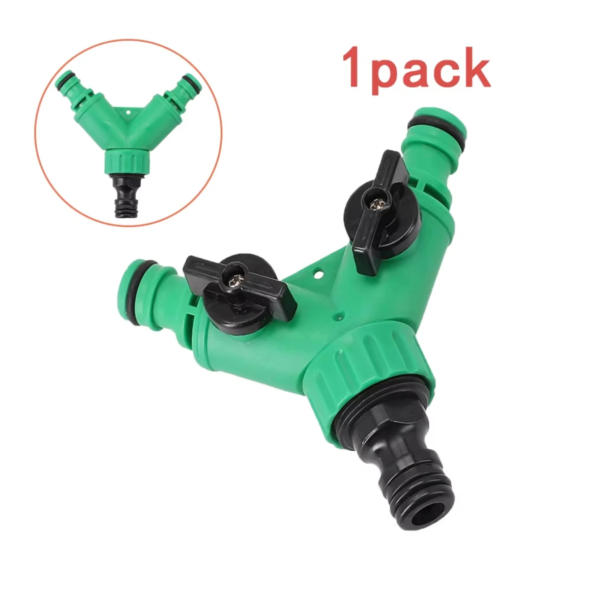 2-Way Garden Hose Splitter Y Connector - Quick Connect Valve with On/Off Switch for Faucet Irrigation Flower Water Control
2-Way Garden Hose Splitter Y Connector - Quick Connect Valve with On/Off Switch for Faucet Irrigation Flower Water Control