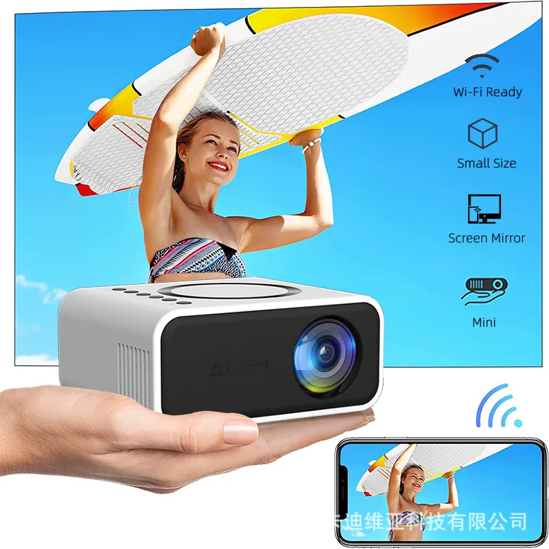 High quality Portable Projector FHD 1080P Full HD Beam 4K Video WiFi Android Projector 3D Movie Home Theater
High quality Portable Projector FHD 1080P Full HD Beam 4K Video WiFi Android Projector 3D Movie Home Theater