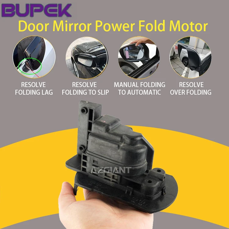 BUPEK Car Door Mirror Power Fold Motor For Kia Opirus Carnival MK1 Magentis Sorento MK1 Vehicle Body Parts
BUPEK Car Door Mirror Power Fold Motor For Kia Opirus Carnival MK1 Magentis Sorento MK1 Vehicle Body Parts