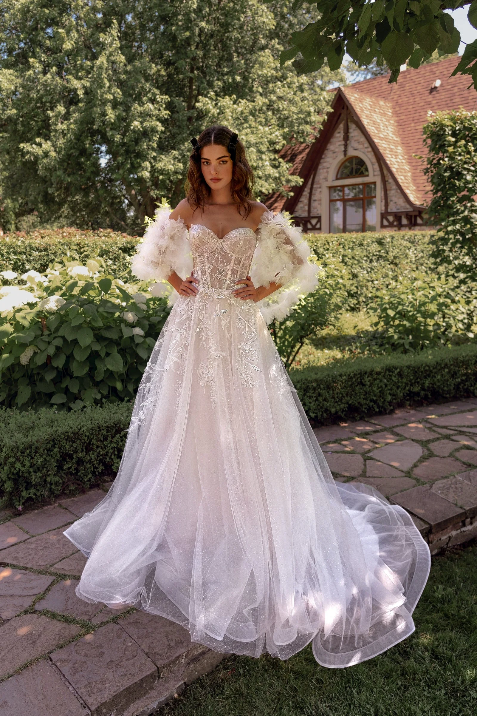 A line Wedding Dress Vestido De Novia Desmontable Vestidos Con Brillos Corset Bespoke Elegante 2025 Abiti Da Sposa Taglie Comode
A line Wedding Dress Vestido De Novia Desmontable Vestidos Con Brillos Corset Bespoke Elegante 2025 Abiti Da Sposa Taglie Comode