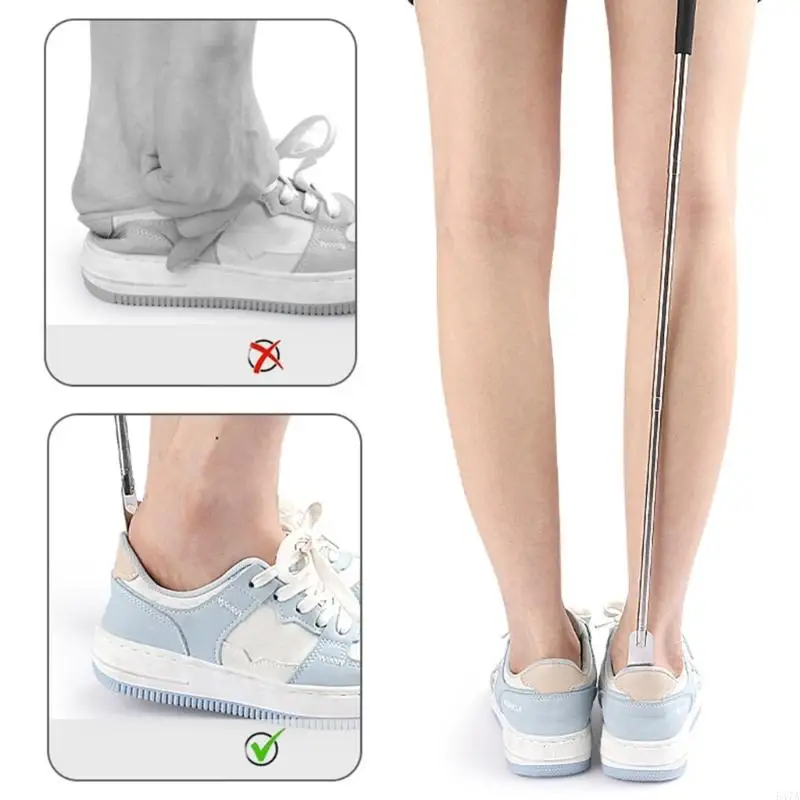 Portable Folding Shoehorn 31cm Telescopic Stainless Steel Shoe Horn Metal Shoe Fitting Tool for Various and Shoe 547A
Portable Folding Shoehorn 31cm Telescopic Stainless Steel Shoe Horn Metal Shoe Fitting Tool for Various and Shoe 547A