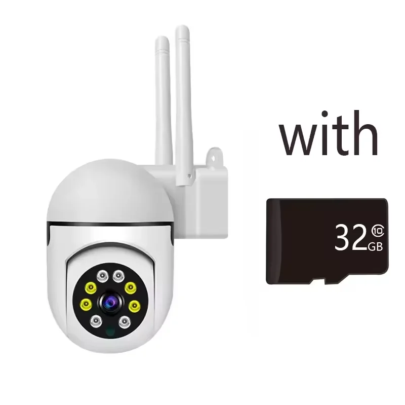Indoor Outdoor Wall Mount Security Camera V360Pro, Wireless WiFi Monitor with Free APP, Color Night Vision, Two-Way Audio, Motio
Indoor Outdoor Wall Mount Security Camera V360Pro, Wireless WiFi Monitor with Free APP, Color Night Vision, Two-Way Audio, Motio