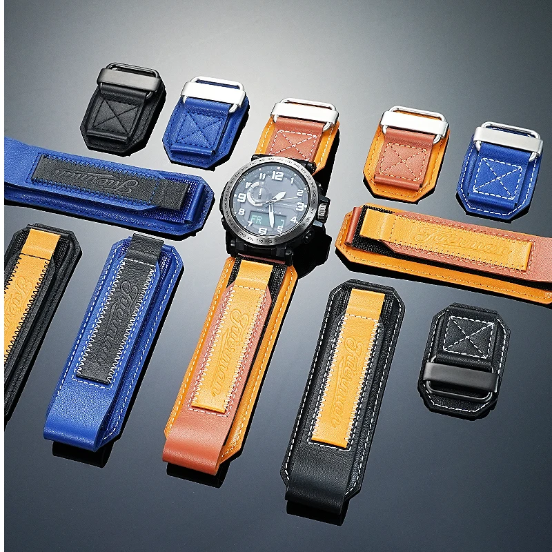 Ремешок из воловьей кожи 24 мм для Casio PRG600/650 PRW-6600/6800 GA-2000/2300, модифицированный модный кожаный ремешок для часов, мужской браслет
Ремешок из воловьей кожи 24 мм для Casio PRG600/650 PRW-6600/6800 GA-2000/2300, модифицированный модный кожаный ремешок для часов, мужской браслет