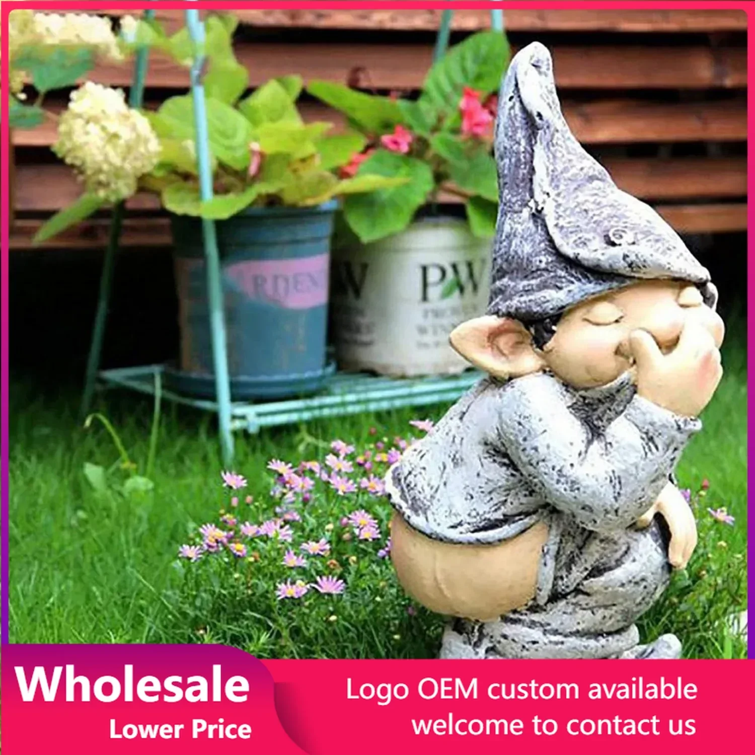 Resin Handicraft Garden Dnome Garden Decoration Garden Dnome Defecating Cute Little Dwarf
Resin Handicraft Garden Dnome Garden Decoration Garden Dnome Defecating Cute Little Dwarf