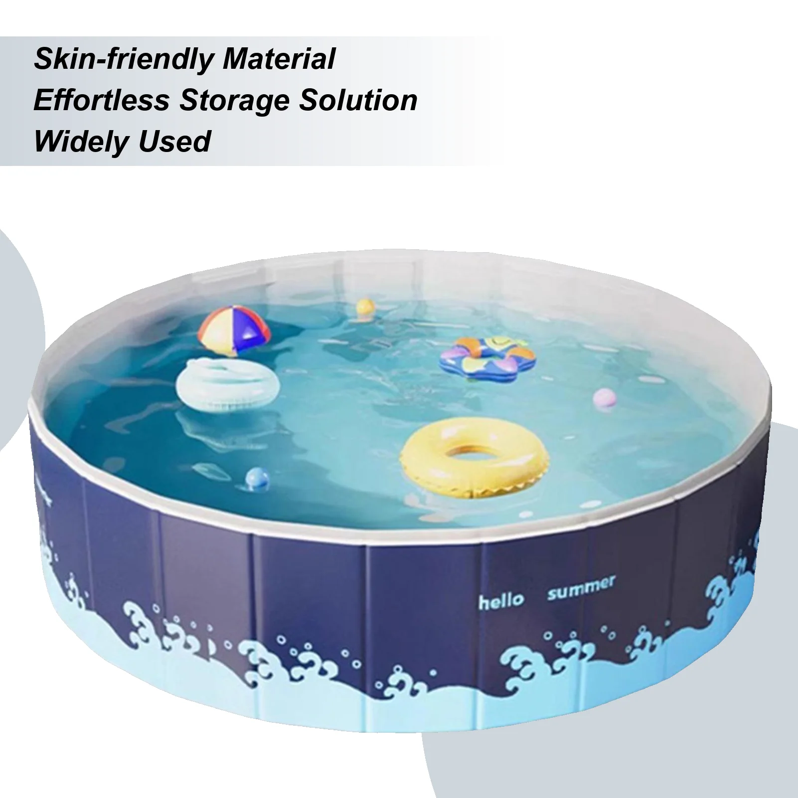 Paddling Pool Outdoor Folding Bathtub Large Capacity Foldable Playhouse Toys Swimming Activities for Backyard Patio Pond
Paddling Pool Outdoor Folding Bathtub Large Capacity Foldable Playhouse Toys Swimming Activities for Backyard Patio Pond