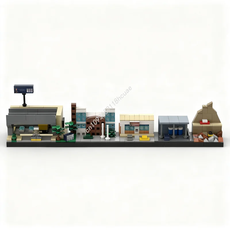 427pcs MOC Better Call Saul Skyline Architecture Skylines Model Building Blocks Construction Toys Festival Gifts Education Idea
427pcs MOC Better Call Saul Skyline Architecture Skylines Model Building Blocks Construction Toys Festival Gifts Education Idea