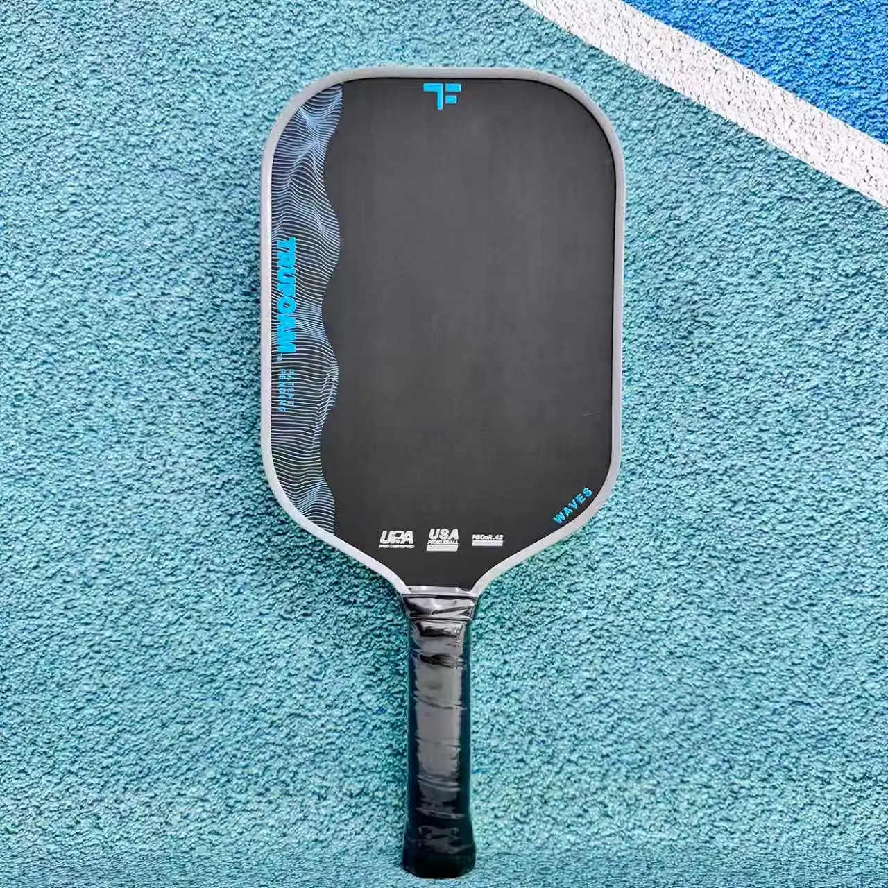 TruFoam Waves (Elongated) Pickleball Paddle 100% Foam Core,Toray T700 Carbon Fiber
TruFoam Waves (Elongated) Pickleball Paddle 100% Foam Core,Toray T700 Carbon Fiber