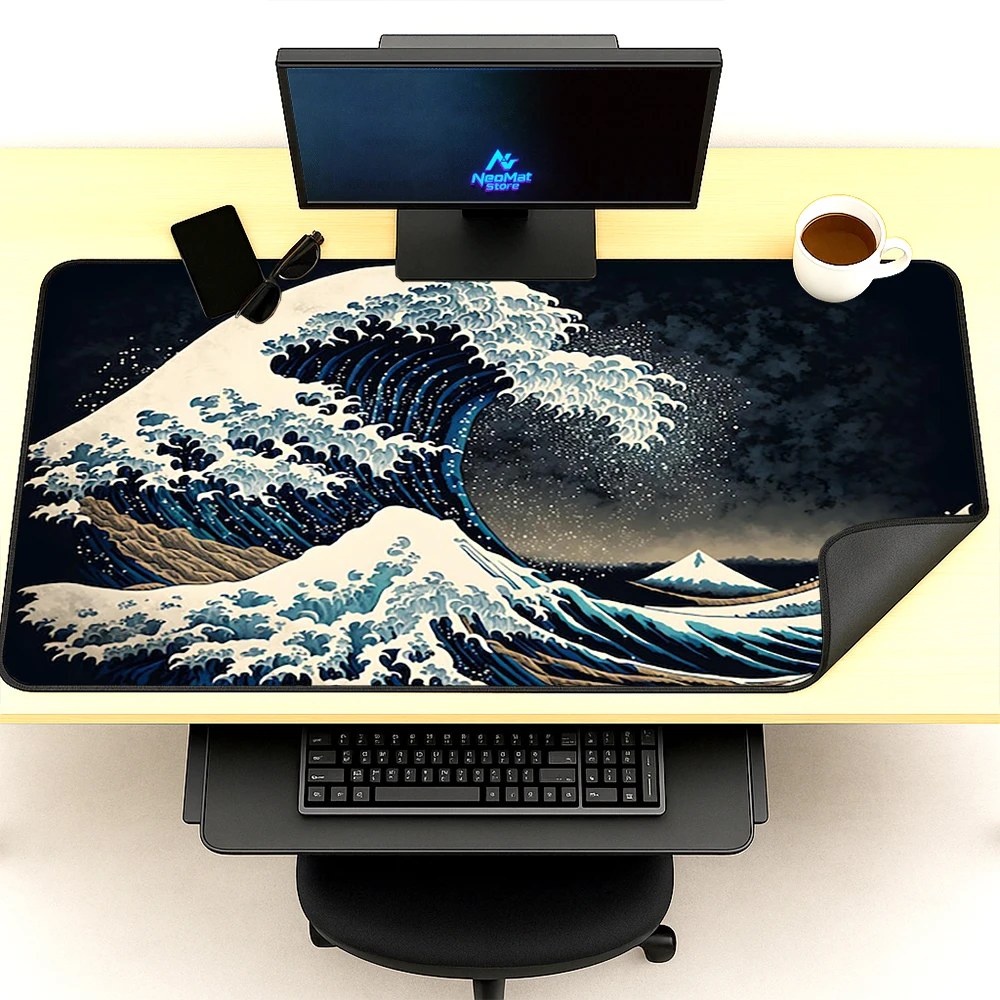 Japanese Mouse Pad Large Gaming Desk Mat 140x60 Deskmat Mousemat Ocean Tsunami Aesthetic XXXL Desktop Mat Setup Pad
Japanese Mouse Pad Large Gaming Desk Mat 140x60 Deskmat Mousemat Ocean Tsunami Aesthetic XXXL Desktop Mat Setup Pad