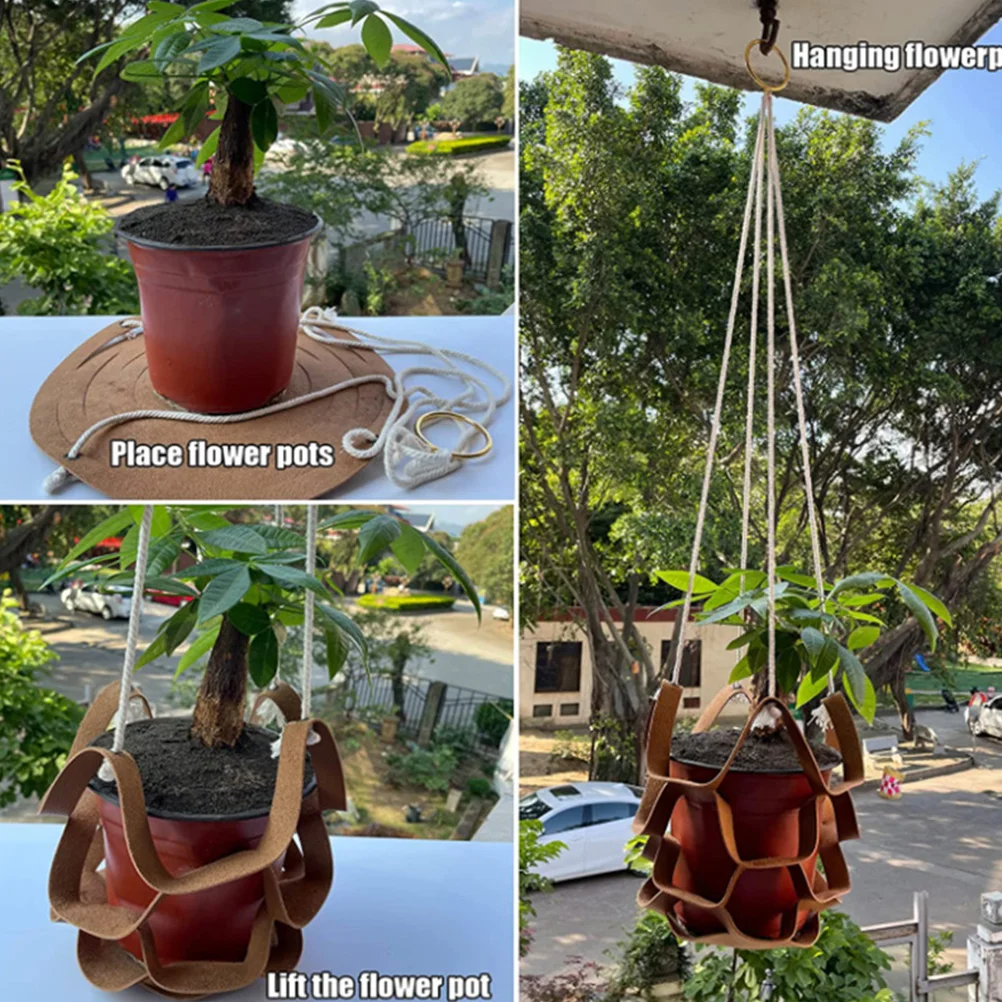 Hanging Basket Flower Pot Green Plant Storage Woven Decorative Hanger Home Flowerpot Holder Succulents Office Wall
Hanging Basket Flower Pot Green Plant Storage Woven Decorative Hanger Home Flowerpot Holder Succulents Office Wall