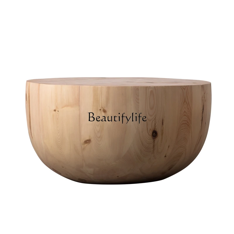 Nordic Creative round Solid Wood Coffee Table Living Room Side Table Designer Homestay Hotel Log Tea Table
Nordic Creative round Solid Wood Coffee Table Living Room Side Table Designer Homestay Hotel Log Tea Table