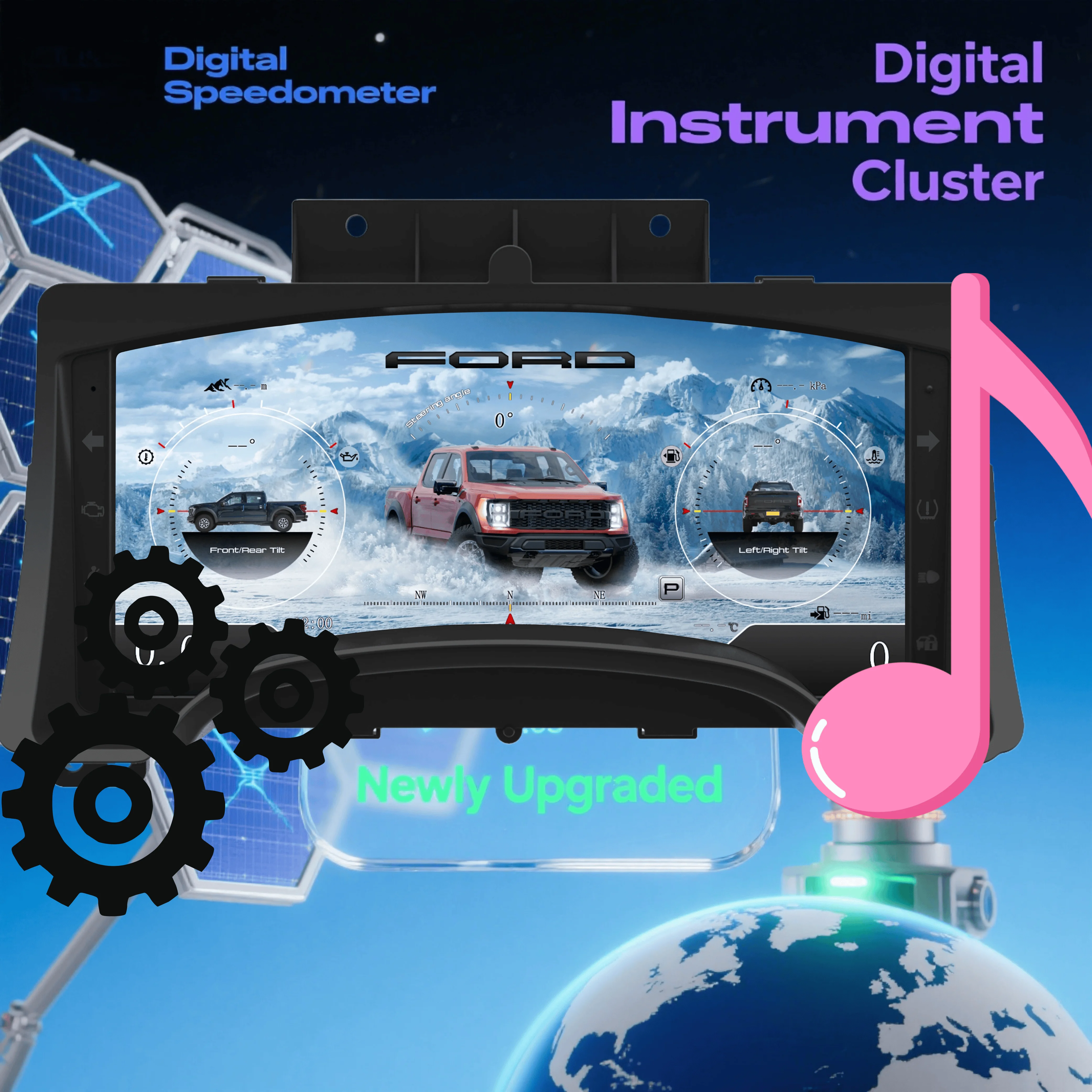 2025 NewFor Ford F-150 2012-2014 Digital Dashboard Cluster Virtual Instrument Panel Speedometer Virtual Cockpit Linux LCD
2025 NewFor Ford F-150 2012-2014 Digital Dashboard Cluster Virtual Instrument Panel Speedometer Virtual Cockpit Linux LCD