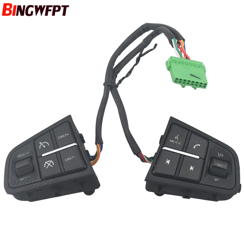 Переключатель на руле с подсветкой для Geely Atlas, Boyue, NL3, SUV, Proton X70, Emgrand X7 Sports 2016-2018, кнопка круиз-контроля 
Переключатель на руле с подсветкой для Geely Atlas, Boyue, NL3, SUV, Proton X70, Emgrand X7 Sports 2016-2018, кнопка круиз-контроля