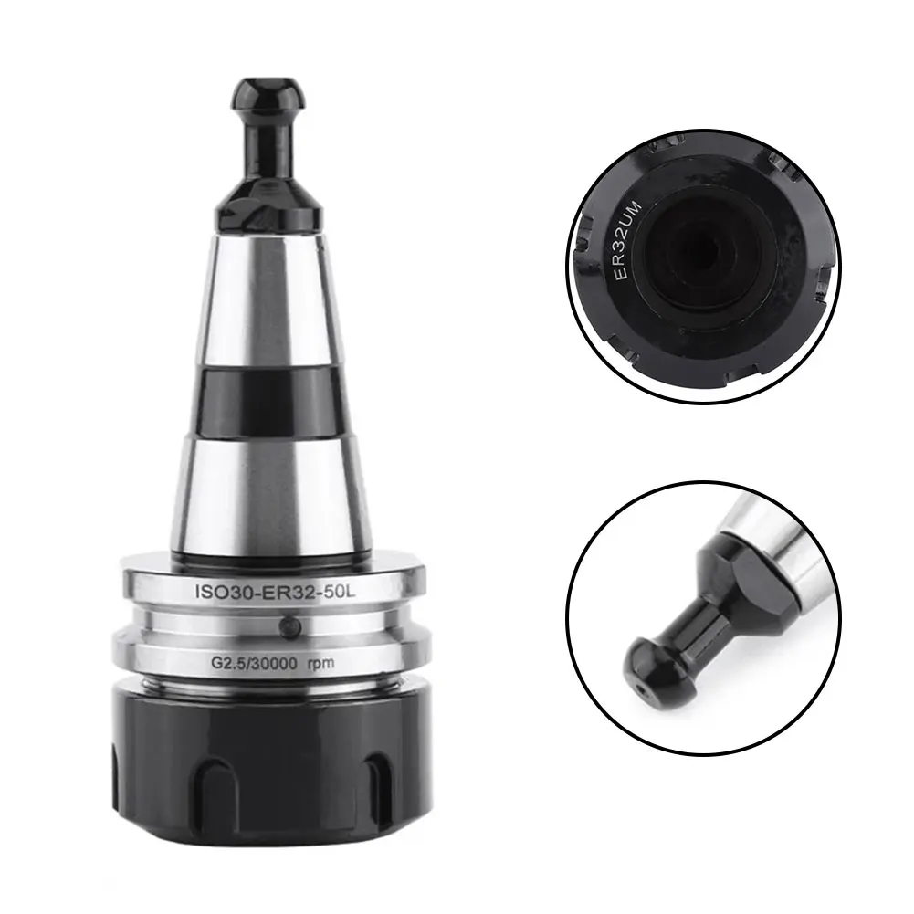 Balance Collet ER32 Tool Holder Silver And Black Fine Making Process High Speed Up To 30000RPM Machining Tool Part
Balance Collet ER32 Tool Holder Silver And Black Fine Making Process High Speed Up To 30000RPM Machining Tool Part