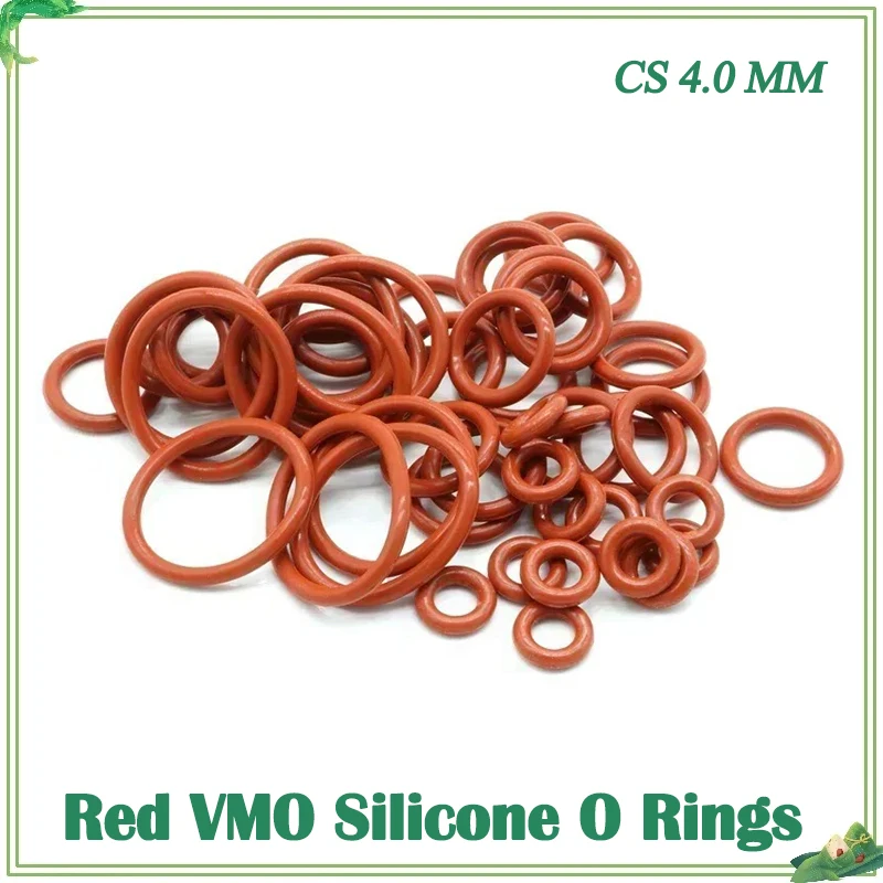 10/50Pcs Red Silicone VMQ O Ring Gaskets Food Grade Waterproof Washer Round O Shape Silicone Rubber Ring CS 4mm OD 12~155mm
10/50Pcs Red Silicone VMQ O Ring Gaskets Food Grade Waterproof Washer Round O Shape Silicone Rubber Ring CS 4mm OD 12~155mm