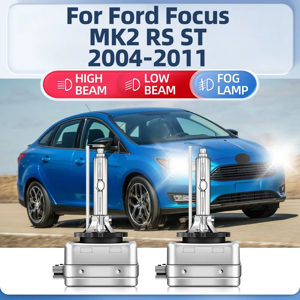 D1S HID Xenon Headlight Bulbs 20000LM Auto Headlamps 12V 6000K White For Ford Focus MK2 RS ST 2004-2006 2007 2008 2009 2010 2011
D1S HID Xenon Headlight Bulbs 20000LM Auto Headlamps 12V 6000K White For Ford Focus MK2 RS ST 2004-2006 2007 2008 2009 2010 2011