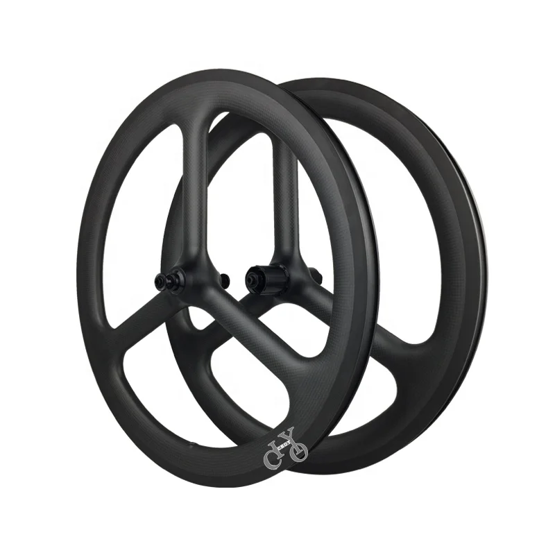 Carbon fiber hub bicycle - 20 inches, 3-spoke wheel,451 three-spoke wheel, V-shaped brake calipers, three-spoke bicycle wheelset
Carbon fiber hub bicycle - 20 inches, 3-spoke wheel,451 three-spoke wheel, V-shaped brake calipers, three-spoke bicycle wheelset
