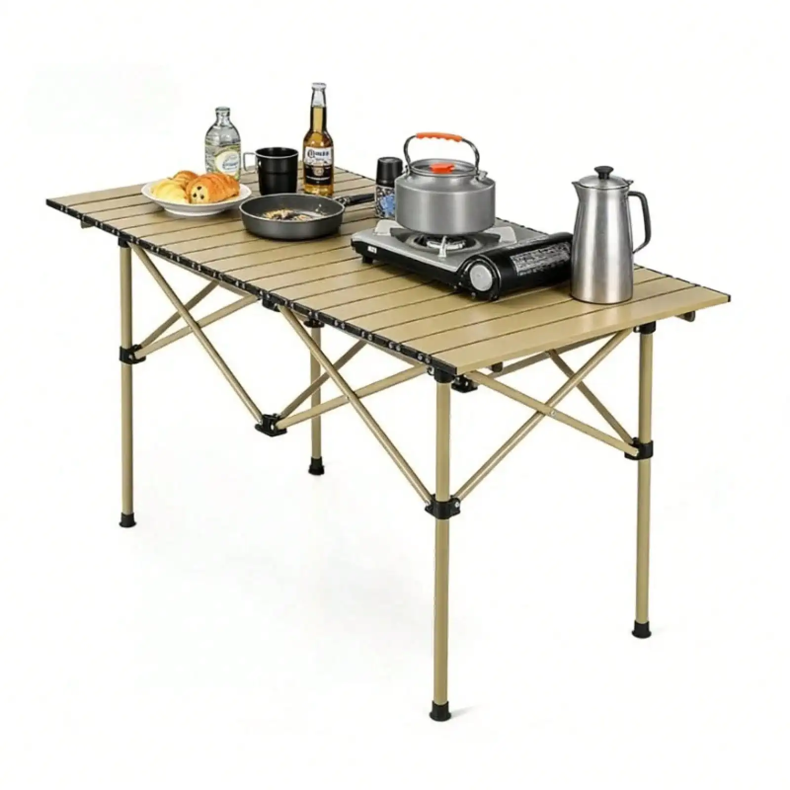 Foldable Roll Up Camping Table, Lightweight Portable Aluminum Alloy Outdoor Table With Adjustable Height, Compact For Picnic BBQ
Foldable Roll Up Camping Table, Lightweight Portable Aluminum Alloy Outdoor Table With Adjustable Height, Compact For Picnic BBQ
