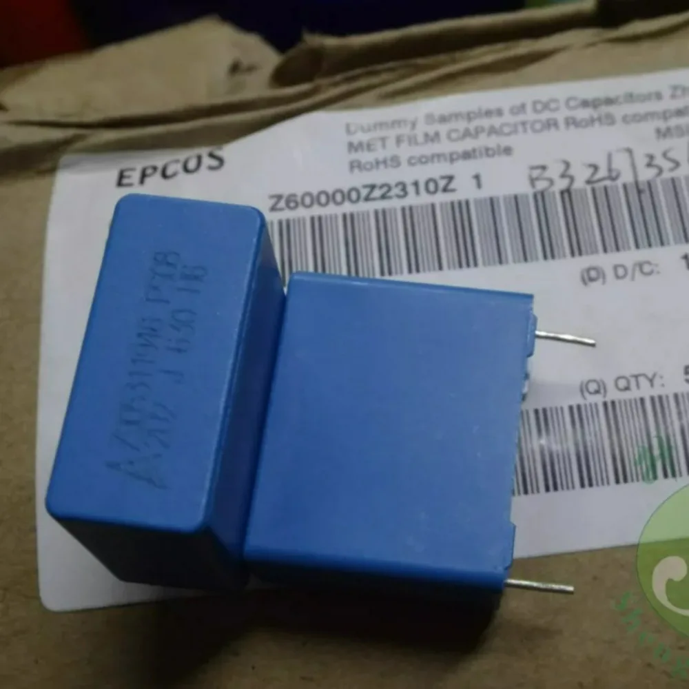 1pcs/lot EPCOS 2.2uf 630v 2u2 225 J Brand New 22.5mm Film Capacitor (Accuracy: 5%) B32673S6225J
1pcs/lot EPCOS 2.2uf 630v 2u2 225 J Brand New 22.5mm Film Capacitor (Accuracy: 5%) B32673S6225J