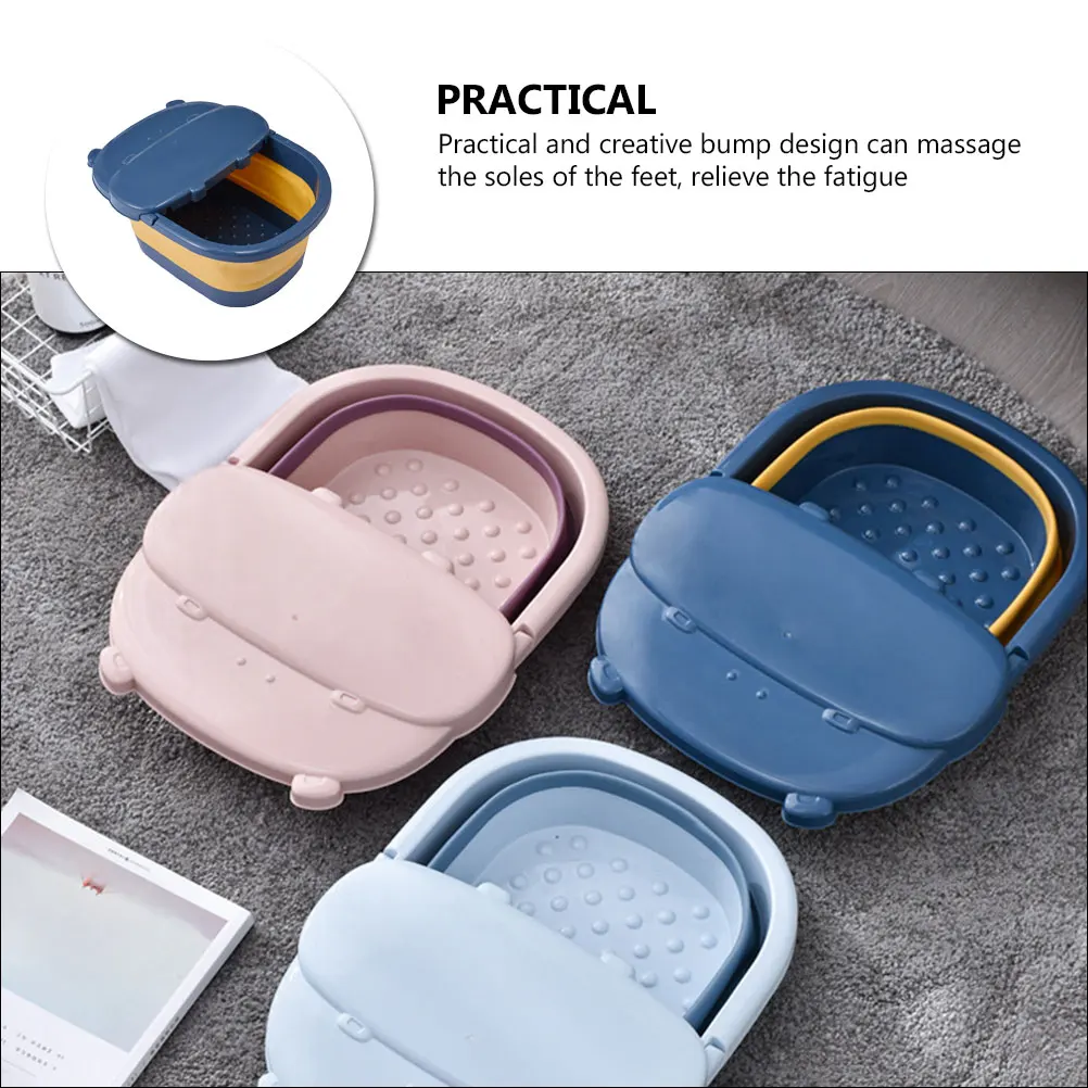 1pc Foldable Foot Basin Multi-Functional Massage Bucket Durable Storage Water Large Storage Bucket Basin For Home Travel Use
1pc Foldable Foot Basin Multi-Functional Massage Bucket Durable Storage Water Large Storage Bucket Basin For Home Travel Use