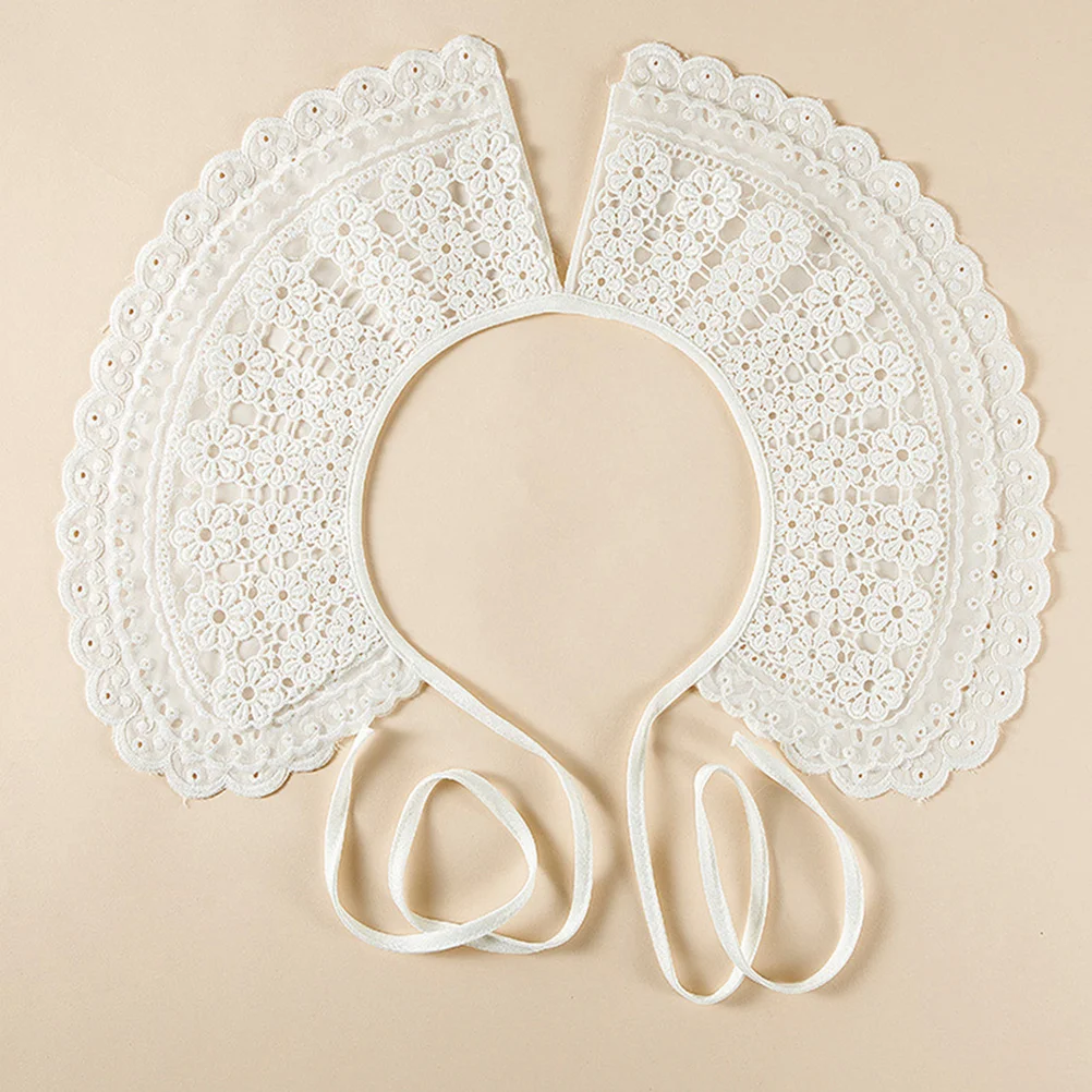 Lace Cloak Embroidered Collar Detachable Blended Women Fake Collar Shawl Clothing Accessory Vintage Brooch Pin
Lace Cloak Embroidered Collar Detachable Blended Women Fake Collar Shawl Clothing Accessory Vintage Brooch Pin