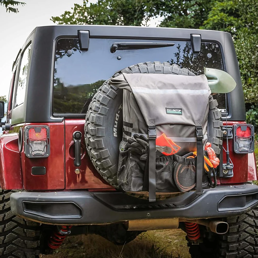 High Quality Nylon Waterproof SUV Trunk Organizer Spare Tire Storage Bag Outdoor off Road Wheel Recovery Gear Trash Bag
High Quality Nylon Waterproof SUV Trunk Organizer Spare Tire Storage Bag Outdoor off Road Wheel Recovery Gear Trash Bag