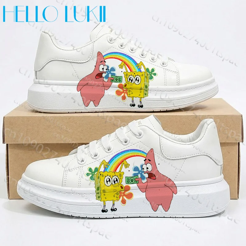 SpongeBobs Cartoon Print Adult Leisure Board Shoes Four Season Comfortable Man Woman Wear-Resistant Sneakers Size 35-44
SpongeBobs Cartoon Print Adult Leisure Board Shoes Four Season Comfortable Man Woman Wear-Resistant Sneakers Size 35-44
