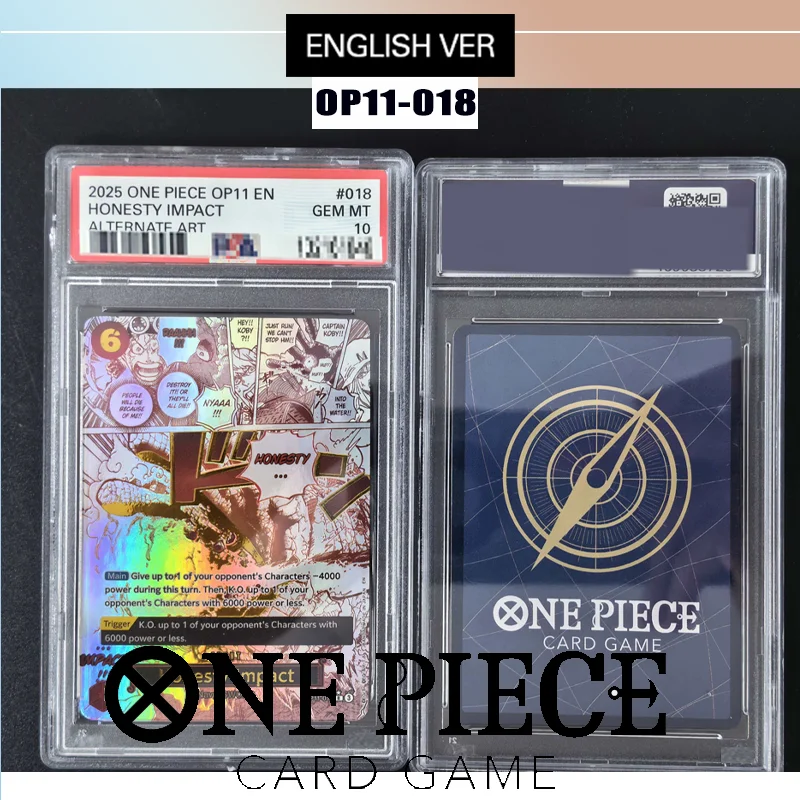 Diy English Rating Card 2025 One Piece Op11-A Fist of Divine Speed #018 Honesty Impact Alternate Art Collection Card Card
Diy English Rating Card 2025 One Piece Op11-A Fist of Divine Speed #018 Honesty Impact Alternate Art Collection Card Card