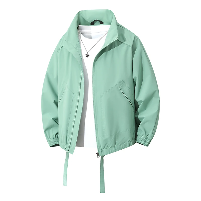 Baseball Jacket Fashion Casual Style High Quality Men Clothing Stand Collar Breathable Comfortable Zipper Hot Roupas Masculinas
Baseball Jacket Fashion Casual Style High Quality Men Clothing Stand Collar Breathable Comfortable Zipper Hot Roupas Masculinas