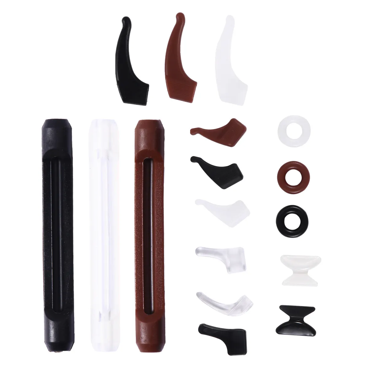 18Pairs Silicone Glasses Leg Sleeves Non Slip Eyeglass Holders for Running Cycling Climbing Surfing Hunting Students Daily Wear
18Pairs Silicone Glasses Leg Sleeves Non Slip Eyeglass Holders for Running Cycling Climbing Surfing Hunting Students Daily Wear