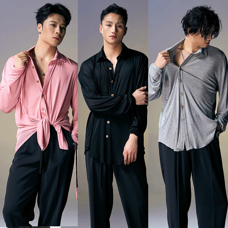 Male Long Sleeved National Standard Latin Dance Shirt Men'S Ballroom Dance Tops Adults Latin Dance Top Practice Wear SL11643
Male Long Sleeved National Standard Latin Dance Shirt Men'S Ballroom Dance Tops Adults Latin Dance Top Practice Wear SL11643