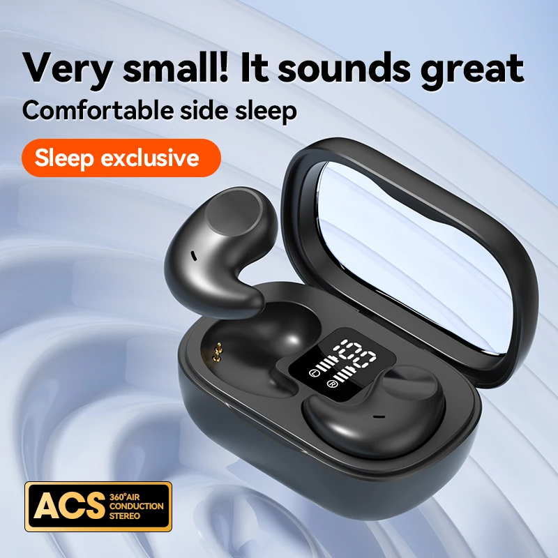 Mini Sleep Bluetooth Earphones Side Sleep Dedicated Active Noise Reduction High Sound Quality TWS In Ear Long Battery Life
Mini Sleep Bluetooth Earphones Side Sleep Dedicated Active Noise Reduction High Sound Quality TWS In Ear Long Battery Life