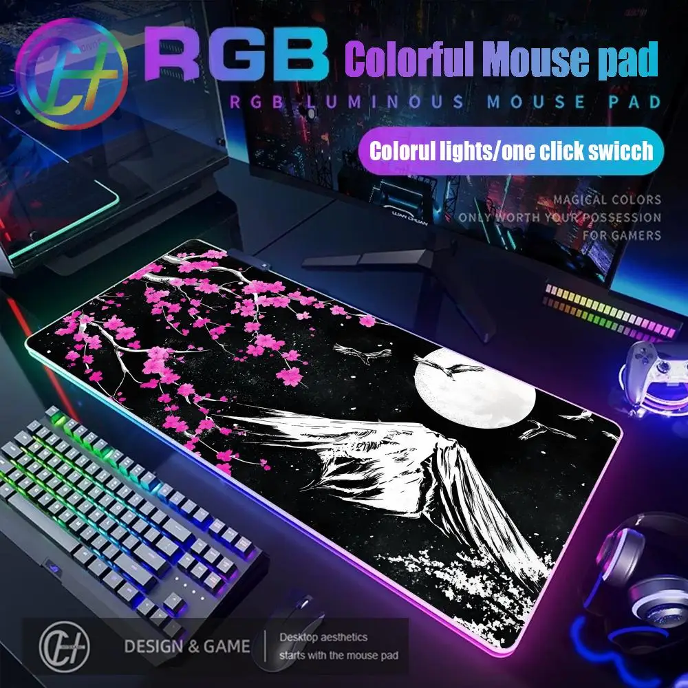 Sakura Moonlight Mouse Pad RGB Gaming Mouse Pad Desk Mat HD Gamer Large LED Light XXL MousePads PC Computer Carpet
Sakura Moonlight Mouse Pad RGB Gaming Mouse Pad Desk Mat HD Gamer Large LED Light XXL MousePads PC Computer Carpet