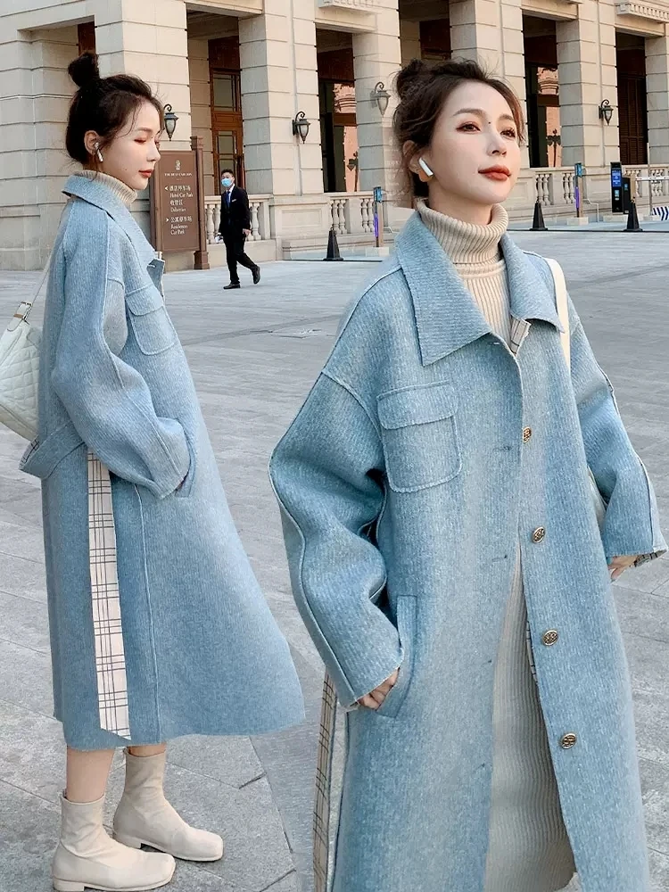 Coat Spring And 2023 Autumn And Winter Korean Version Thicken Warm Long Waist Lace Up Wool Coat Women's
Coat Spring And 2023 Autumn And Winter Korean Version Thicken Warm Long Waist Lace Up Wool Coat Women's