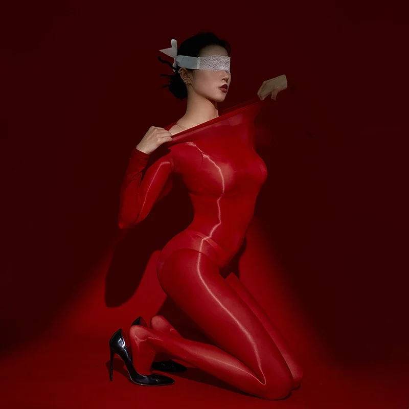 Women's Ultra-Thin Glossy Long Sleeve Jumpsuit Bodystocking Oil Shiny Full Body Transparent Open Crotch Pantyhose Bodysuit
Women's Ultra-Thin Glossy Long Sleeve Jumpsuit Bodystocking Oil Shiny Full Body Transparent Open Crotch Pantyhose Bodysuit