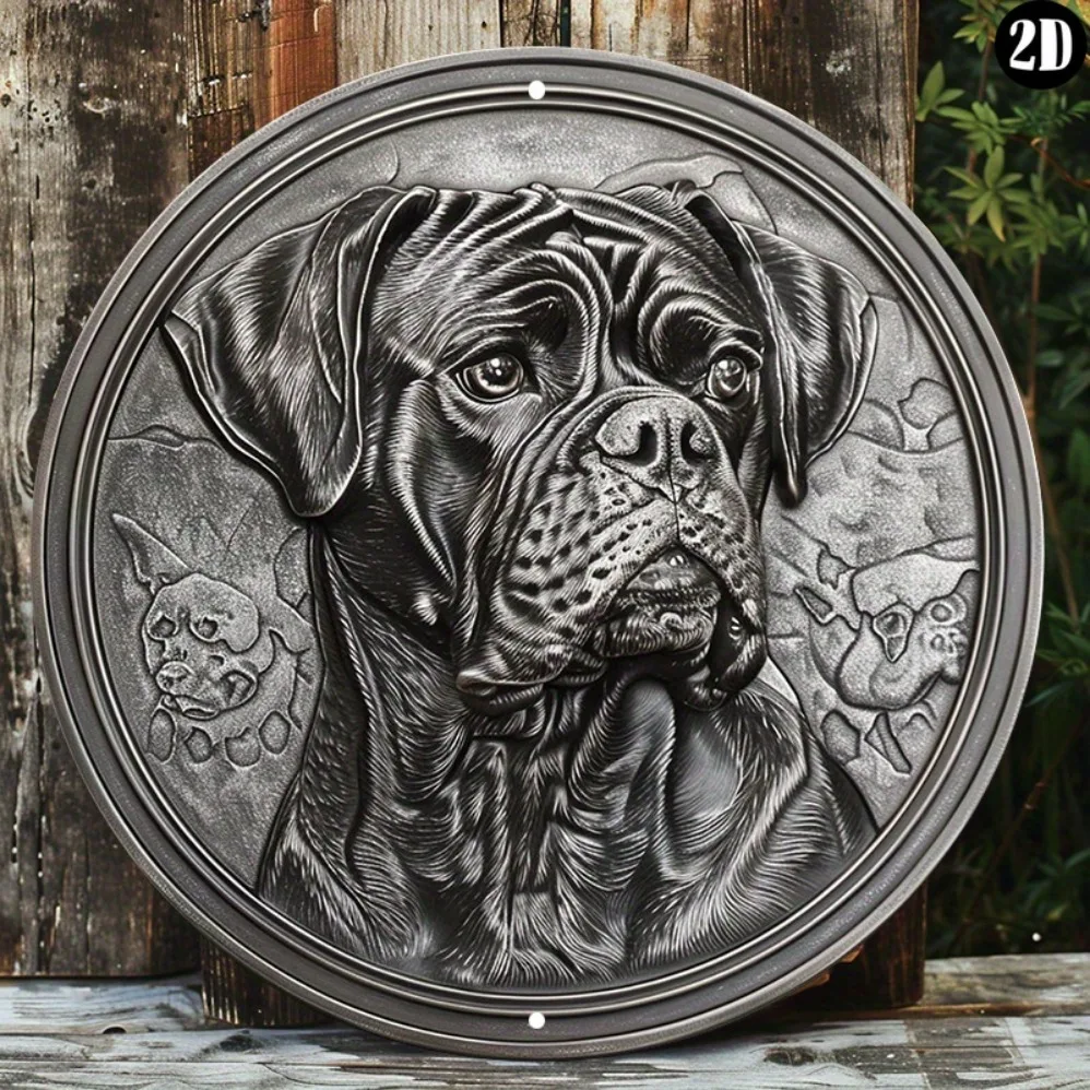 Aluminum Round Door Hanger with HD Printing, Cane Corso Dog Metal Wall Decor, Weather Resistant, Indoor and Outdoor Sign
Aluminum Round Door Hanger with HD Printing, Cane Corso Dog Metal Wall Decor, Weather Resistant, Indoor and Outdoor Sign